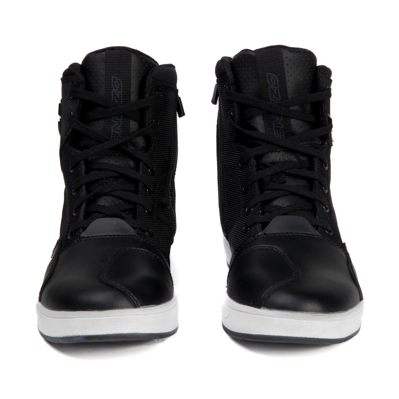 Boty na motorku Ozone Spin černo-bílé