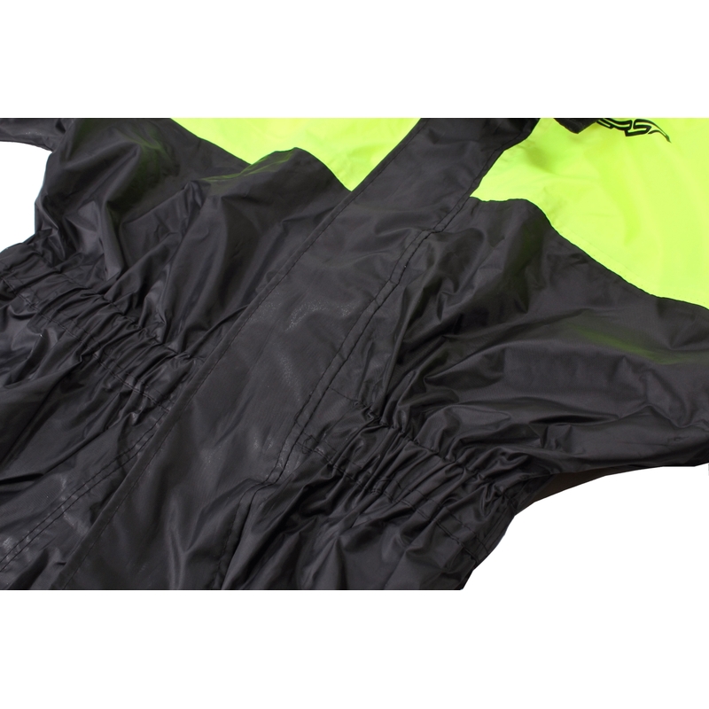 RSA traje de lluvia negro-amarillo fluorescente