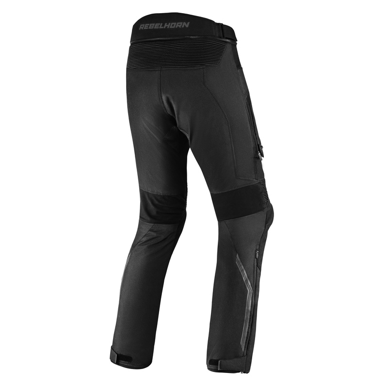 Pantalón de moto negro Rebelhorn Borg liquidación