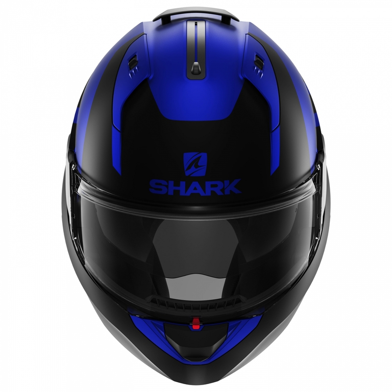 Překlápěcí přilba SHARK EVO-ES Kedje černo-modrá matná