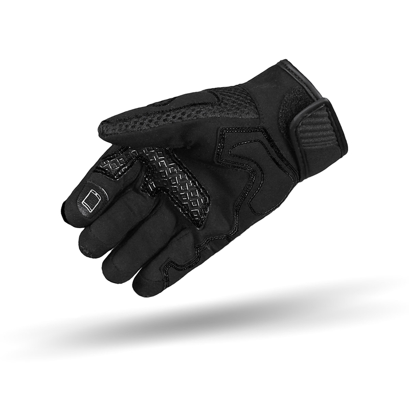 Guantes de moto para mujer Street Racer Stunt negros