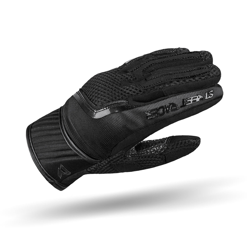 Guantes de moto para mujer Street Racer Stunt negros