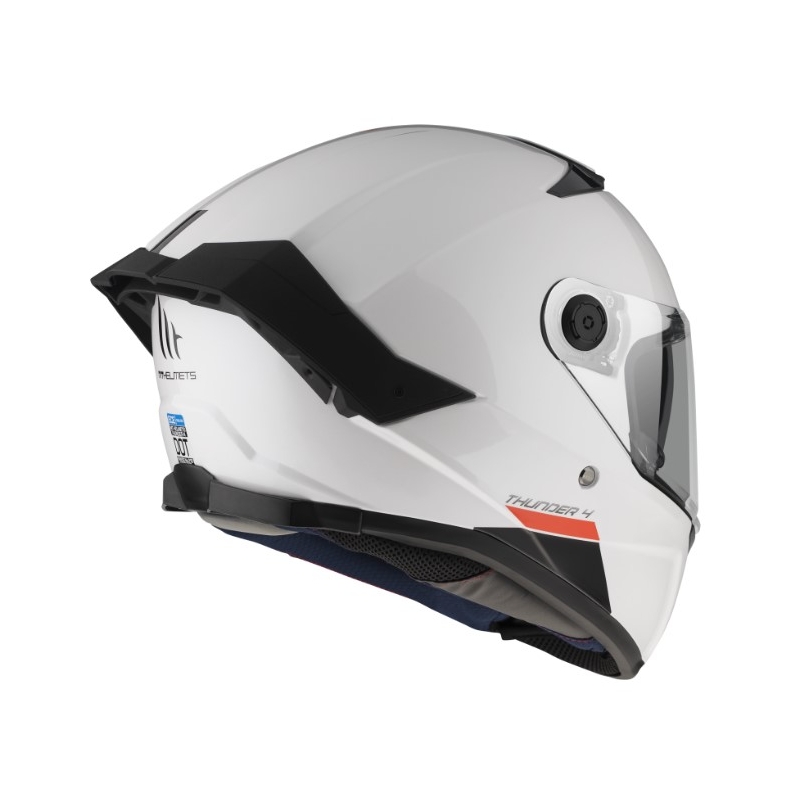 Casco integral de moto MT FF118SV Thunder 4 SV blanco perla