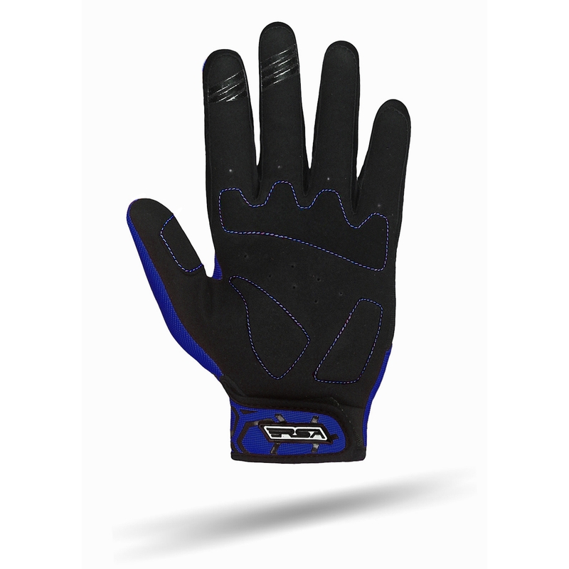 Guantes de moto RSA MX EVO negro-azul
