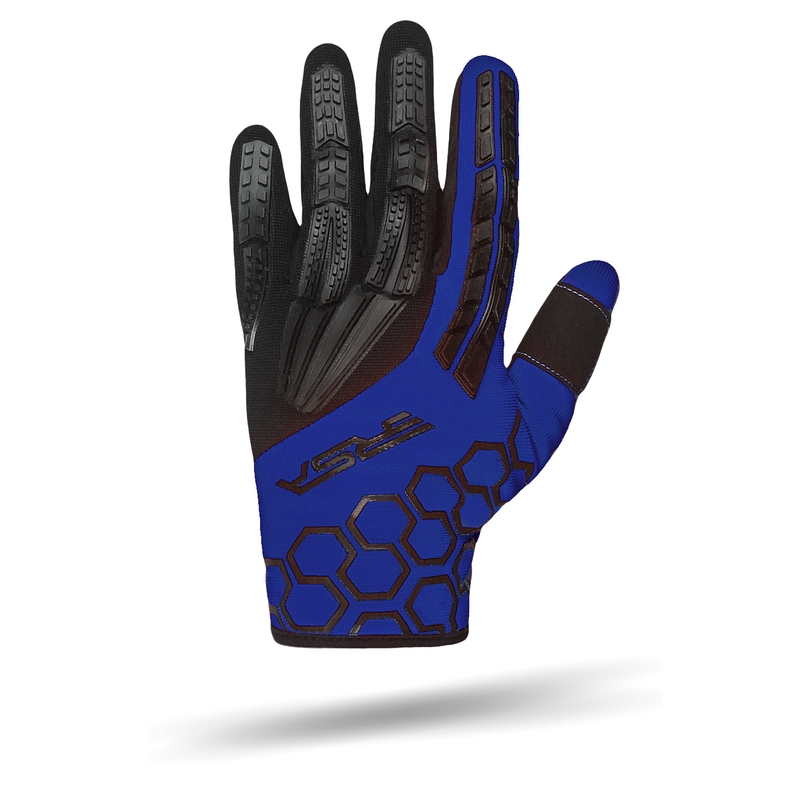 Guantes de moto RSA MX EVO negro-azul