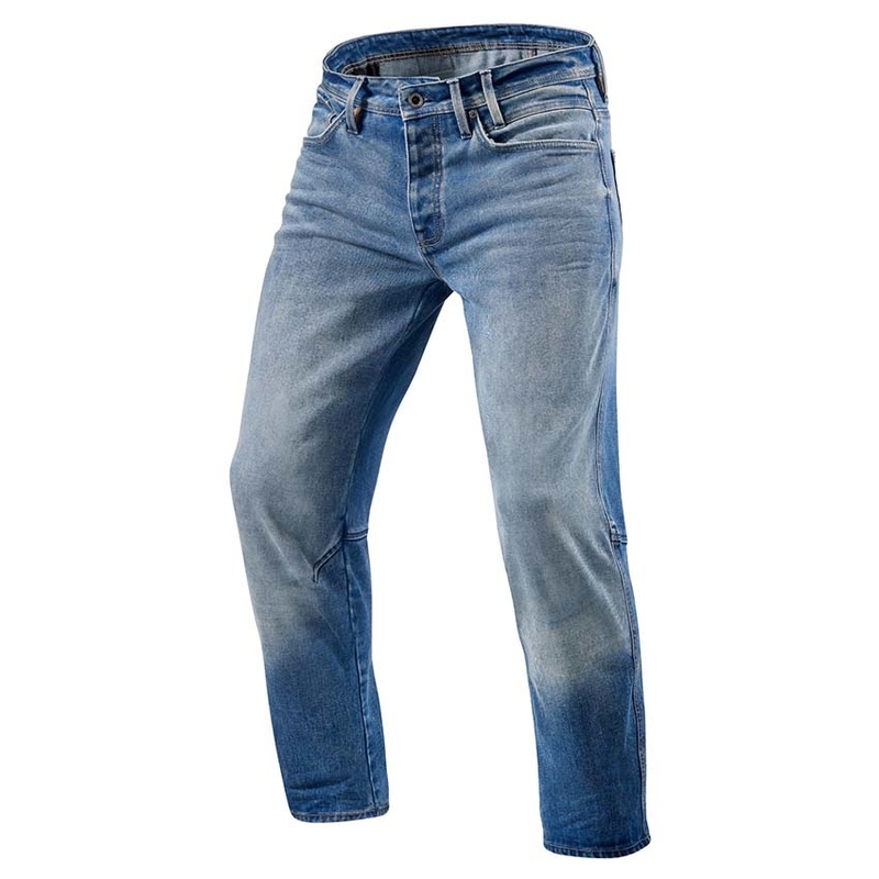 Vaqueros de moto azules Revit Salt TF liquidación