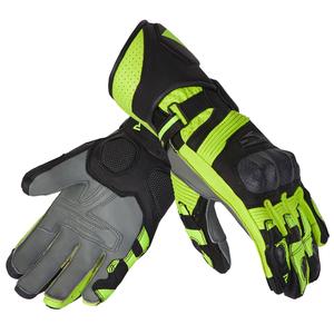 Guantes de moto Rebelhorn Fighter negro-amarillo fluo liquidación