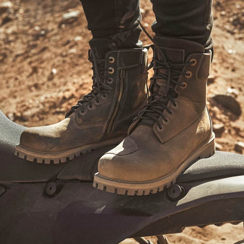 Botas de moto BROGER Alaska II marrón liquidación