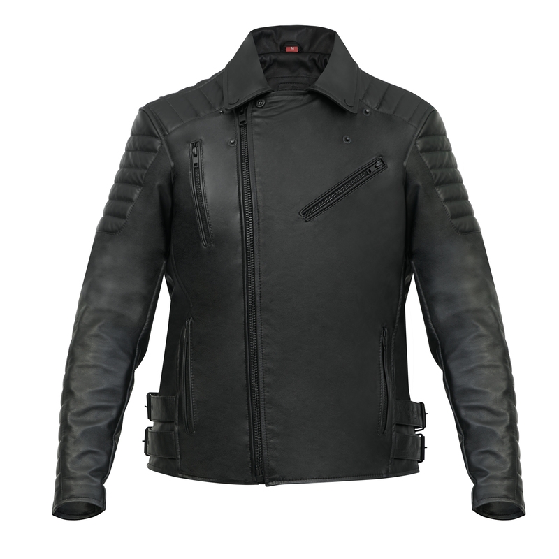Chaqueta de moto BROGER Ohio negra liquidación