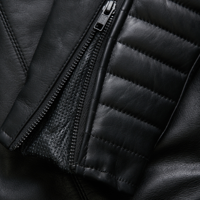 Chaqueta de moto BROGER Ohio negra liquidación