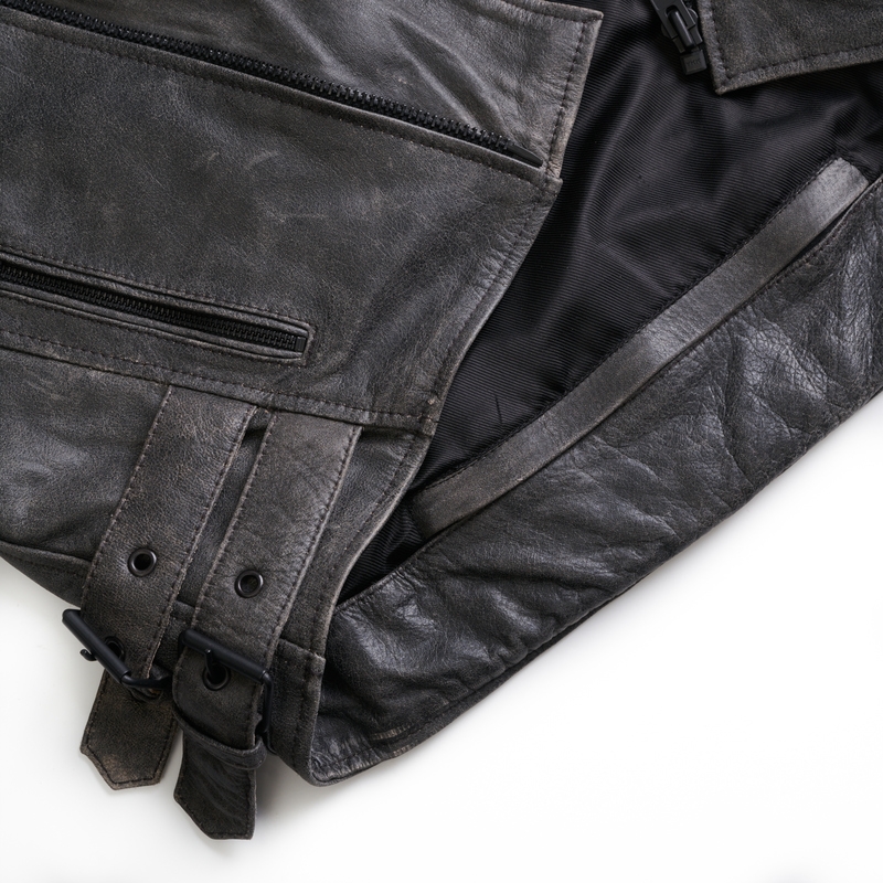 BROGER Ohio Vintage Chaqueta Moto Marrón liquidación
