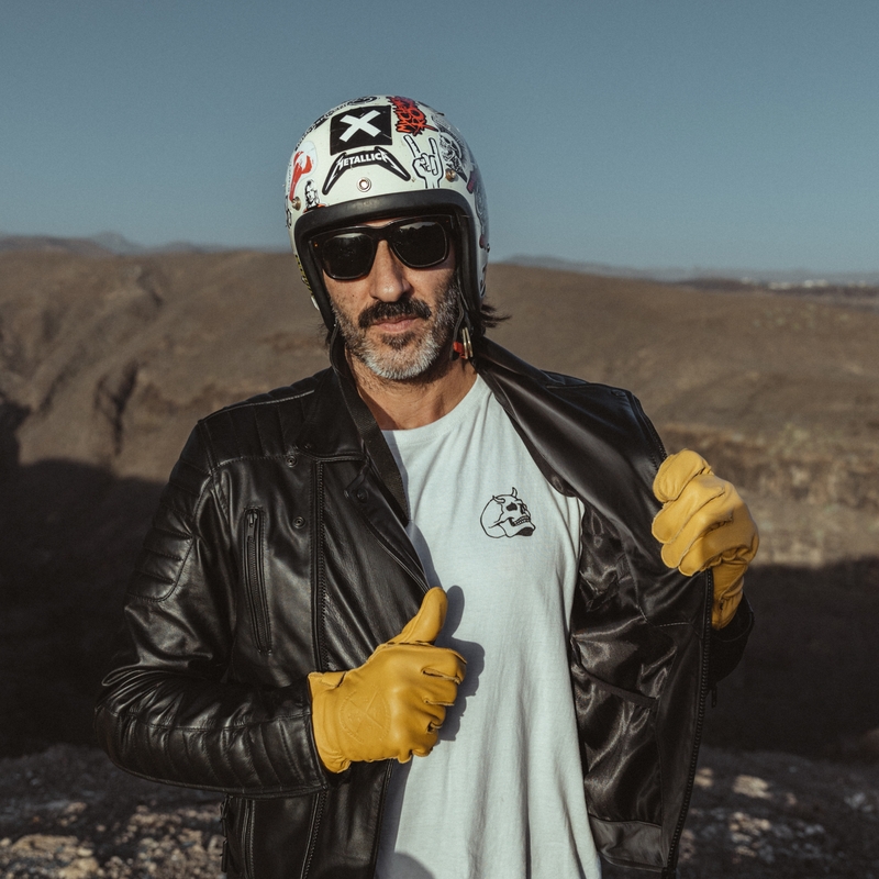 BROGER Ohio Vintage Chaqueta Moto Marrón liquidación