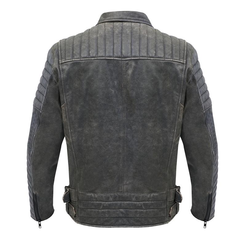Chaqueta moto BROGER Ohio Vintage gris liquidación