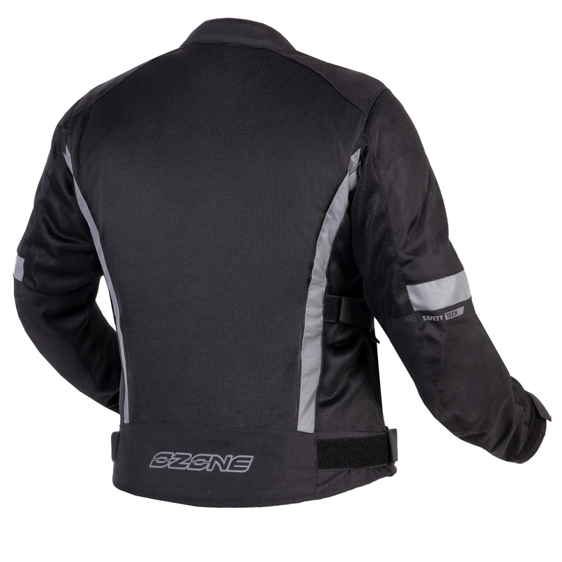 Chaqueta de moto para mujer Ozone Dart negra
