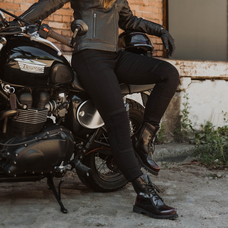 Leggings de moto para mujer Ozone Chica negros