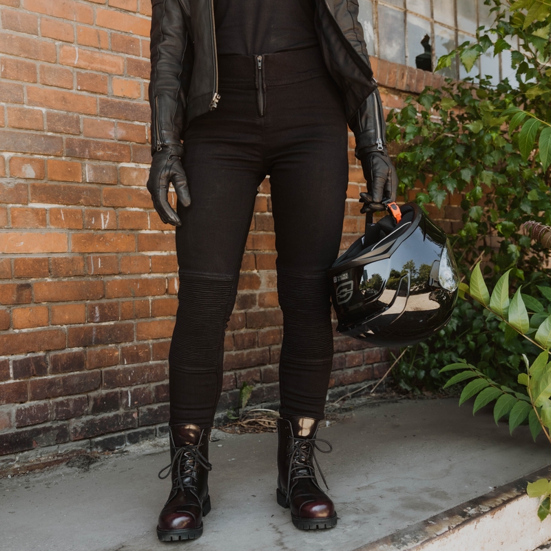 Leggings de moto para mujer Ozone Chica negros
