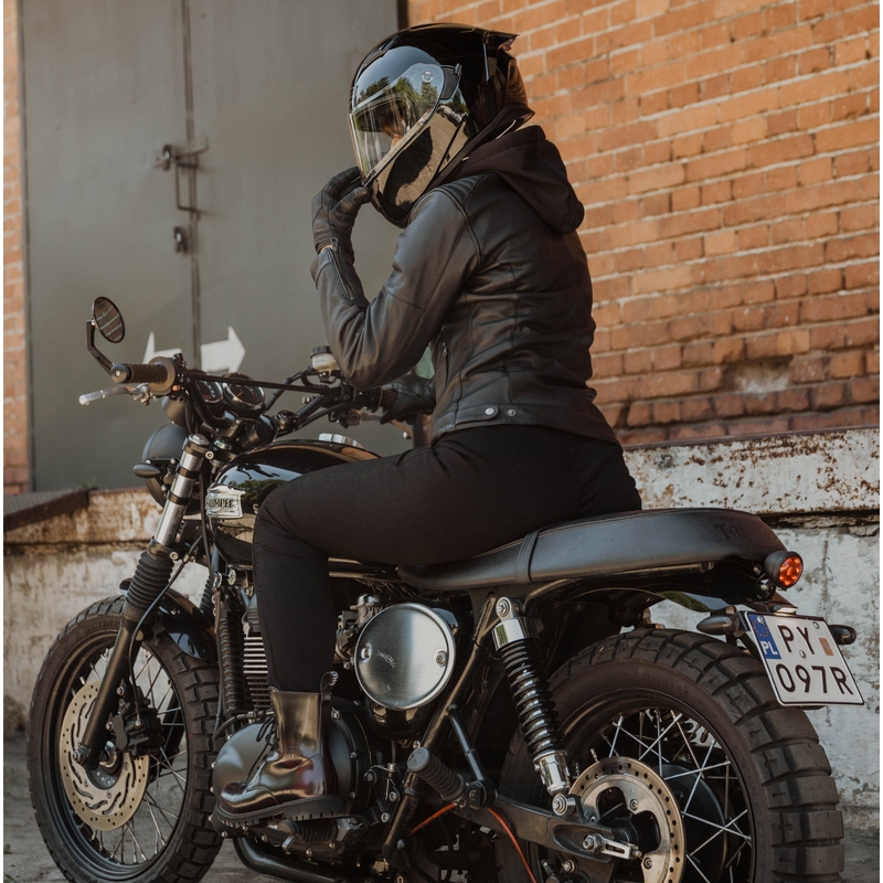 Leggings de moto para mujer Ozone Chica negros
