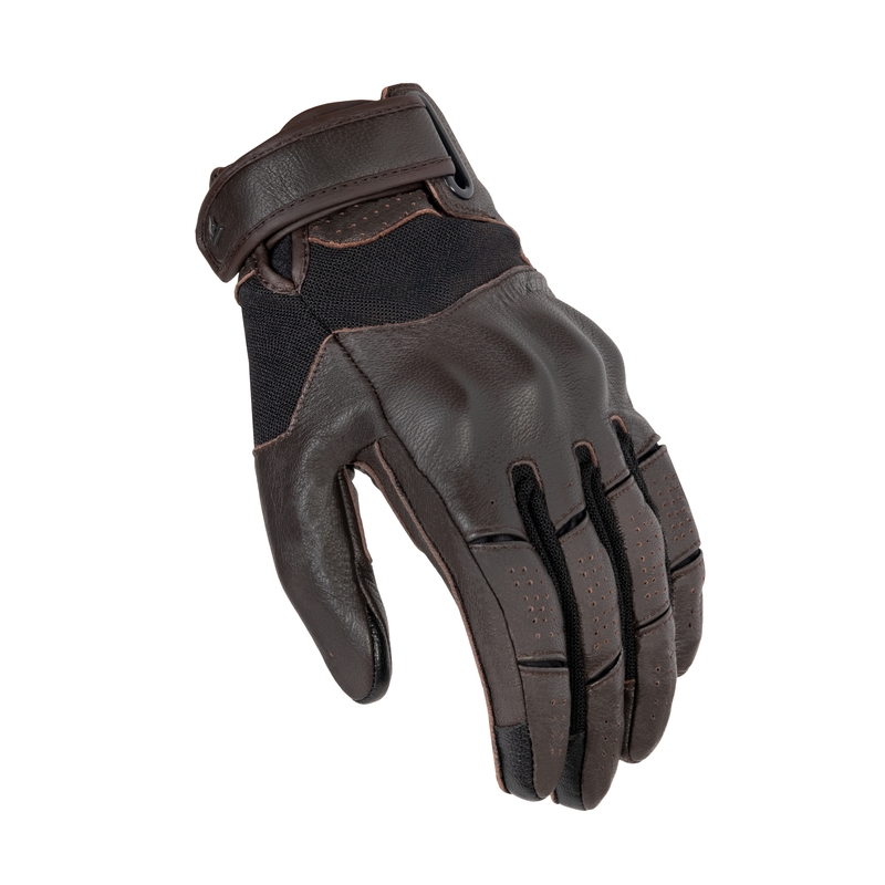 Guantes de moto Rebelhorn Impala marrón liquidación