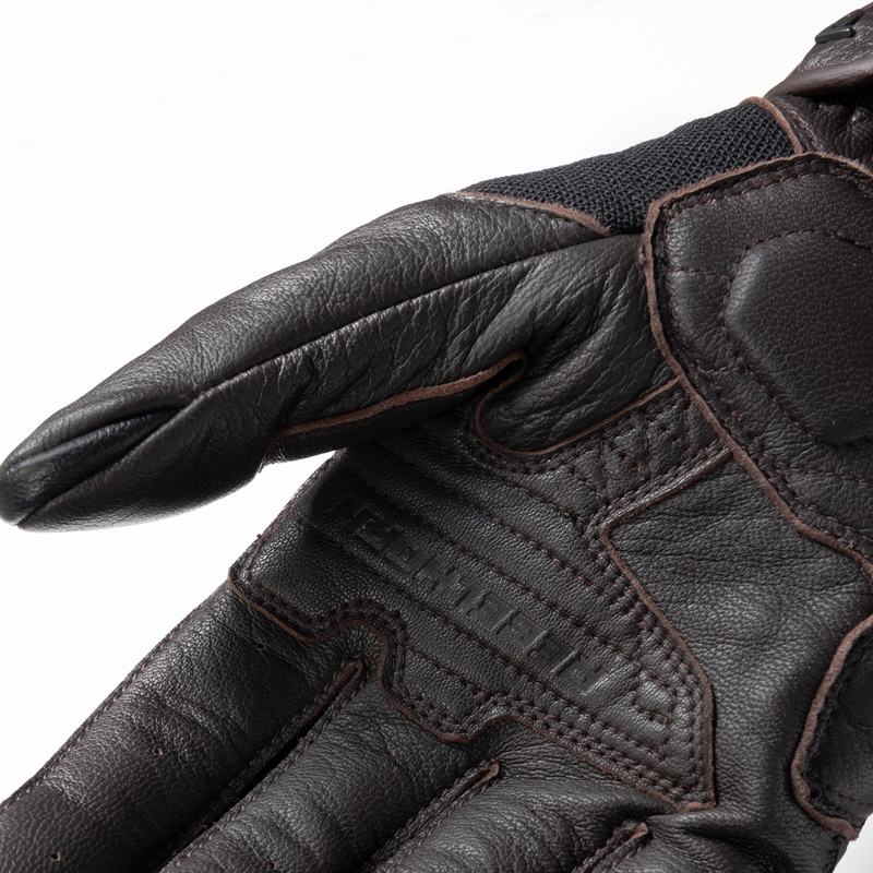 Guantes de moto Rebelhorn Impala marrón liquidación
