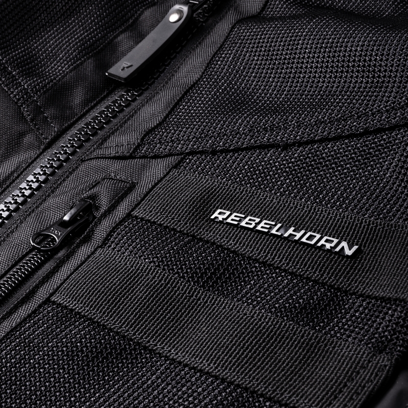 Chaqueta de moto Rebelhorn Scandal II negra