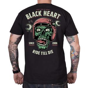 Camiseta negra de hombre Heart Ride Till Die liquidación