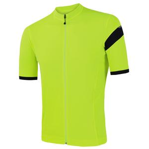 SENSOR CYKLO COOLMAX CLASSIC hombre jersey cuello manga completa cremallera amarillo neón liquidación