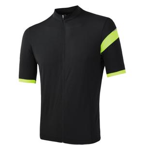 Maillot Sensor Cycling Coolmax Classic negro y amarillo liquidación