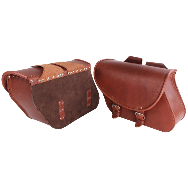 Alforjas de cuero para moto RSA-S91