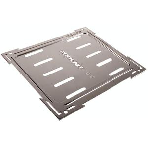 Almohadilla de acero inoxidable bajo la placa de matrícula CZ Elegante