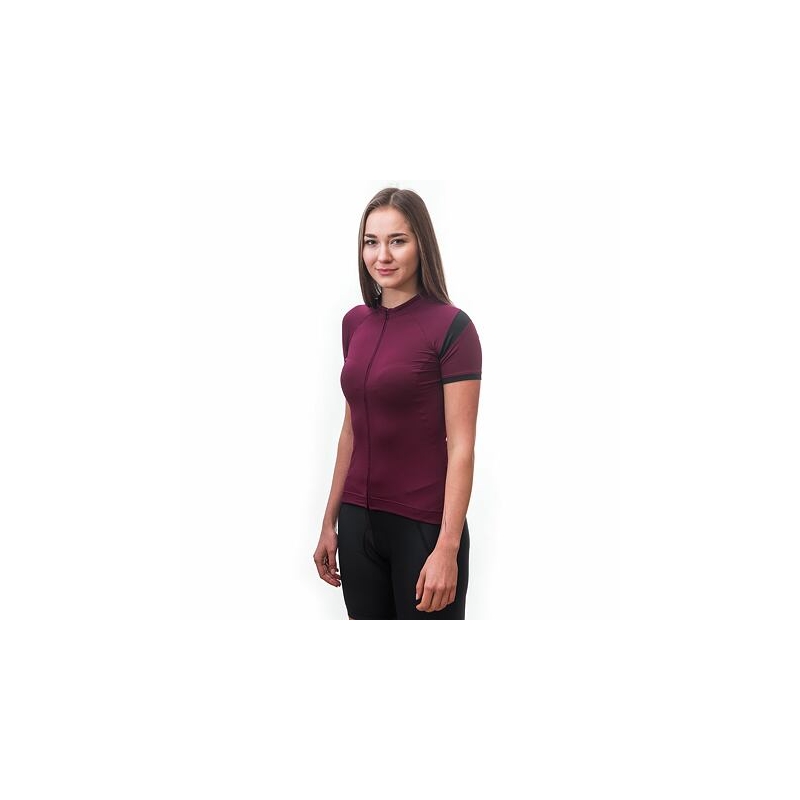 Maillot de mujer Sensor Coolmax Classic morado - manga corta liquidación