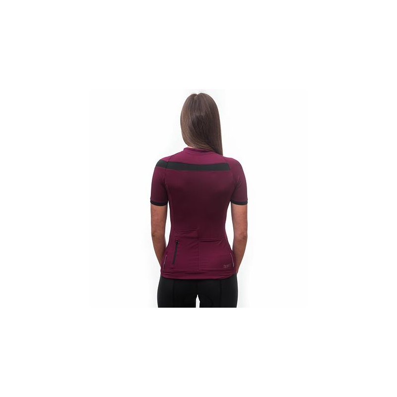Maillot de mujer Sensor Coolmax Classic morado - manga corta liquidación