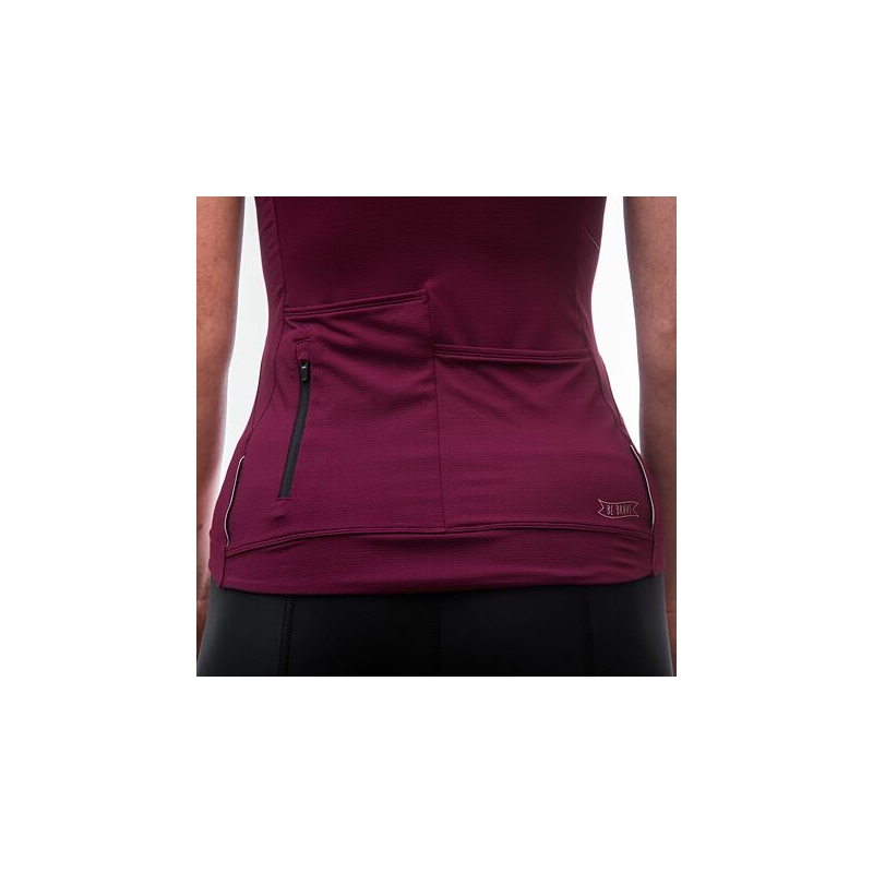 Maillot de mujer Sensor Coolmax Classic morado - manga corta liquidación