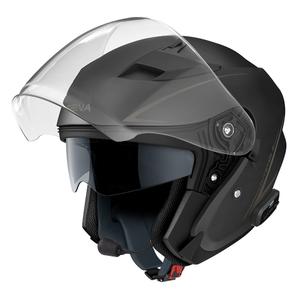 Casco de moto abierto SENA Outstar S negro mate