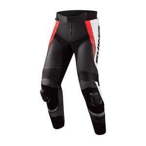 Pantalón de moto Shima STR 2.0 negro-blanco-rojo fluo