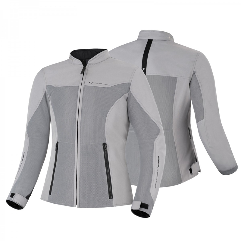 Chaqueta de moto para mujer Shima Openair gris