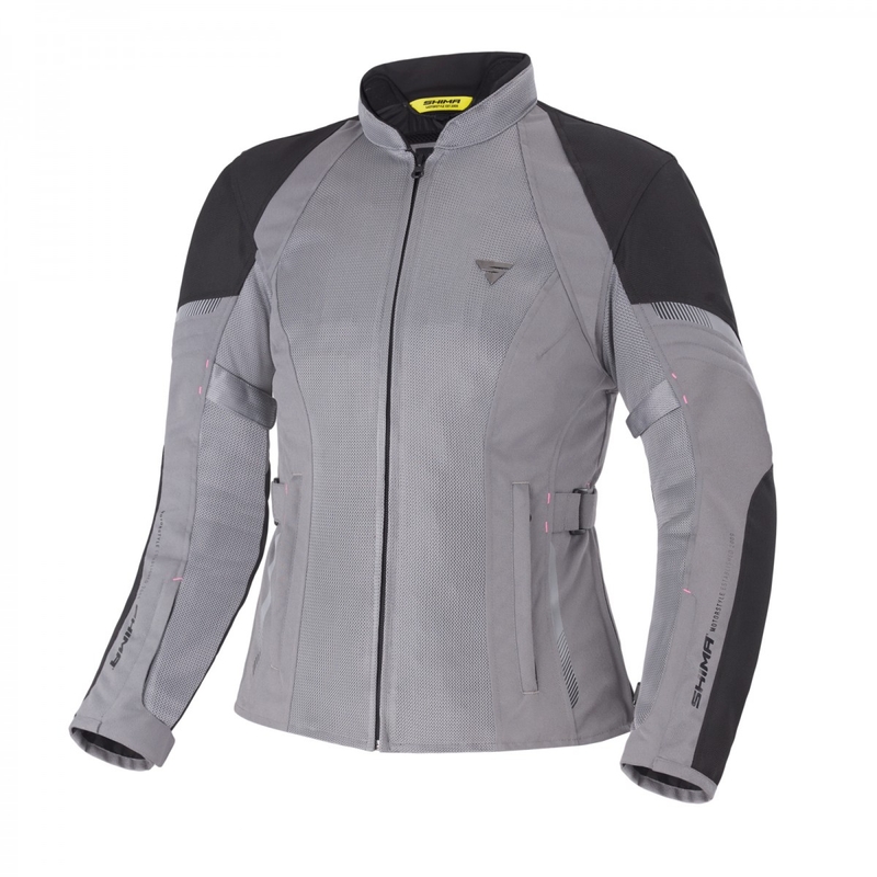 Chaqueta de moto para mujer Shima Jet gris