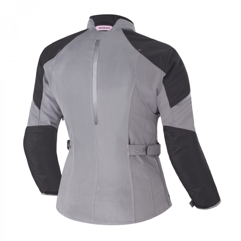 Chaqueta de moto para mujer Shima Jet gris