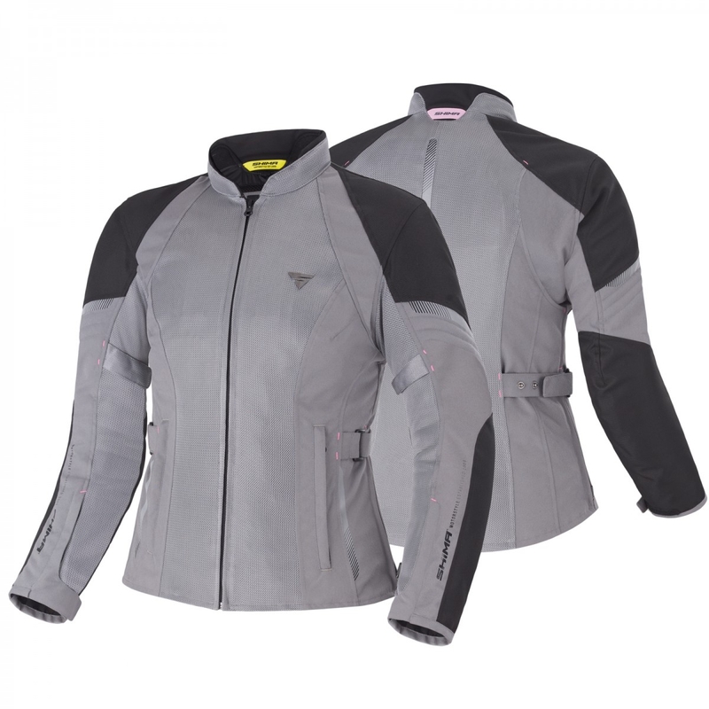 Chaqueta de moto para mujer Shima Jet gris