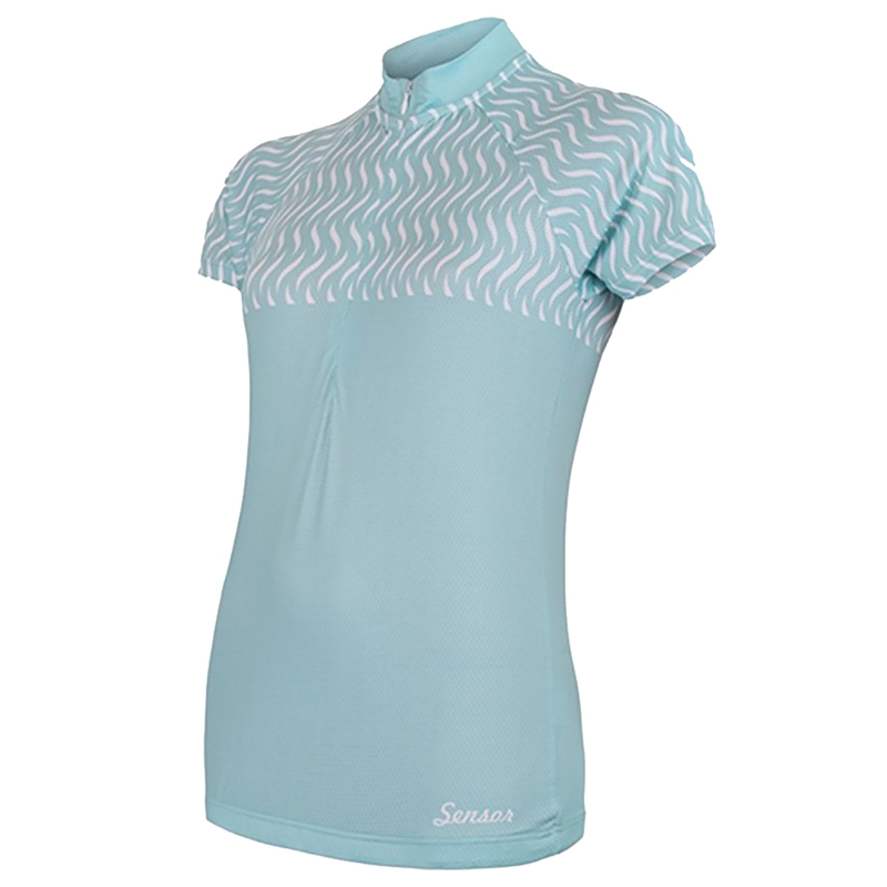 Maillot mujer Sensor Wave verde claro - manga corta liquidación