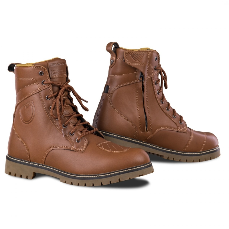 Botas de moto para mujer Shima Thomson Marrón