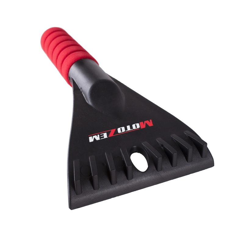 Rascador de hielo MotoZem negro-rojo