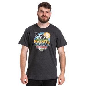 Camiseta Meatfly Mounty gris liquidación