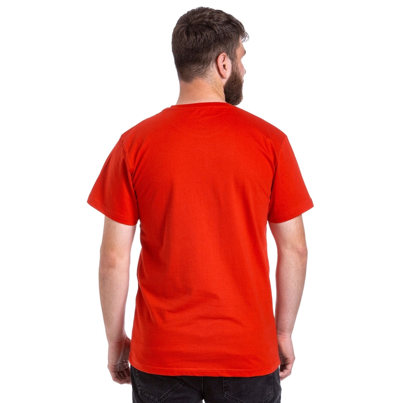Camiseta Meatfly Mounty roja liquidación
