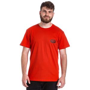 Camiseta Meatfly Ride Till Death roja liquidación