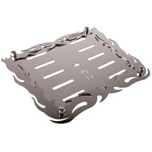 Almohadilla de acero inoxidable bajo la placa de matrícula CZ Silver Heat