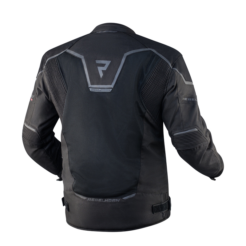Chaqueta de moto Rebelhorn Hiflow IV negra liquidación