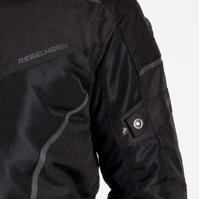 Chaqueta de moto Rebelhorn Hiflow IV negra liquidación