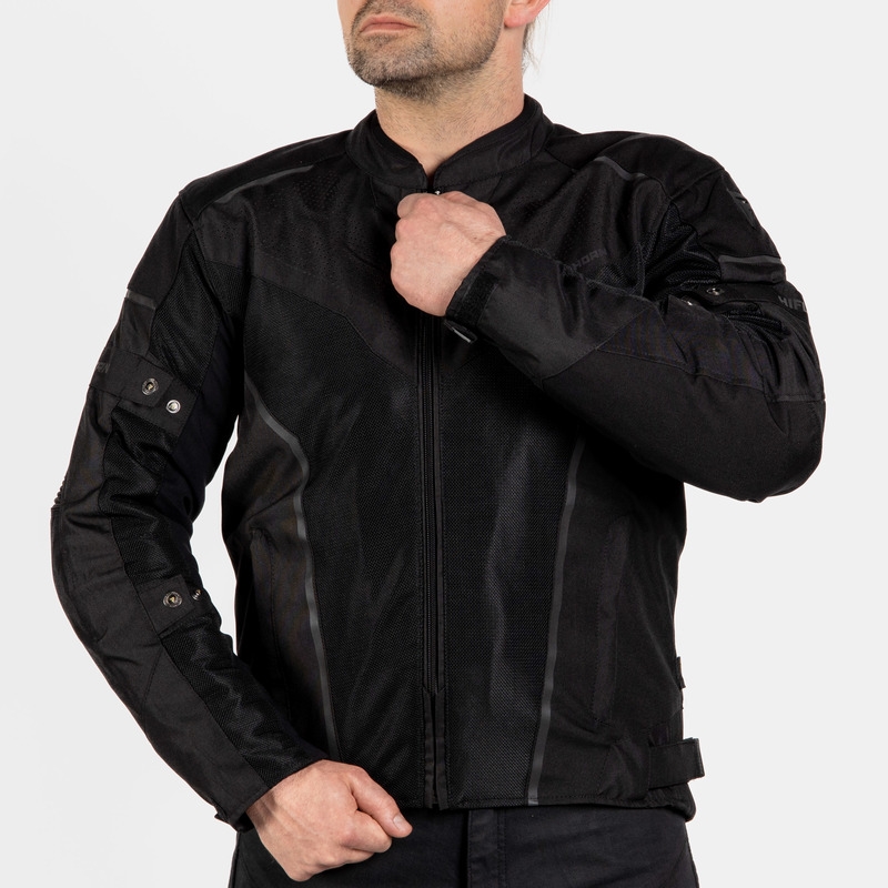 Chaqueta de moto Rebelhorn Hiflow IV negra liquidación