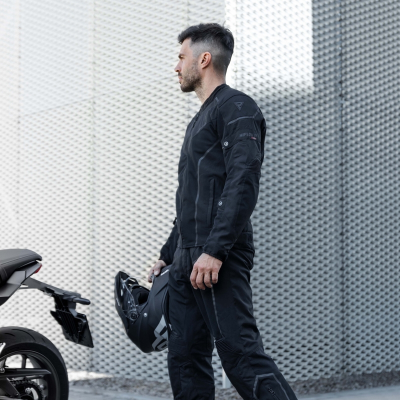 Chaqueta de moto Rebelhorn Hiflow IV negra liquidación