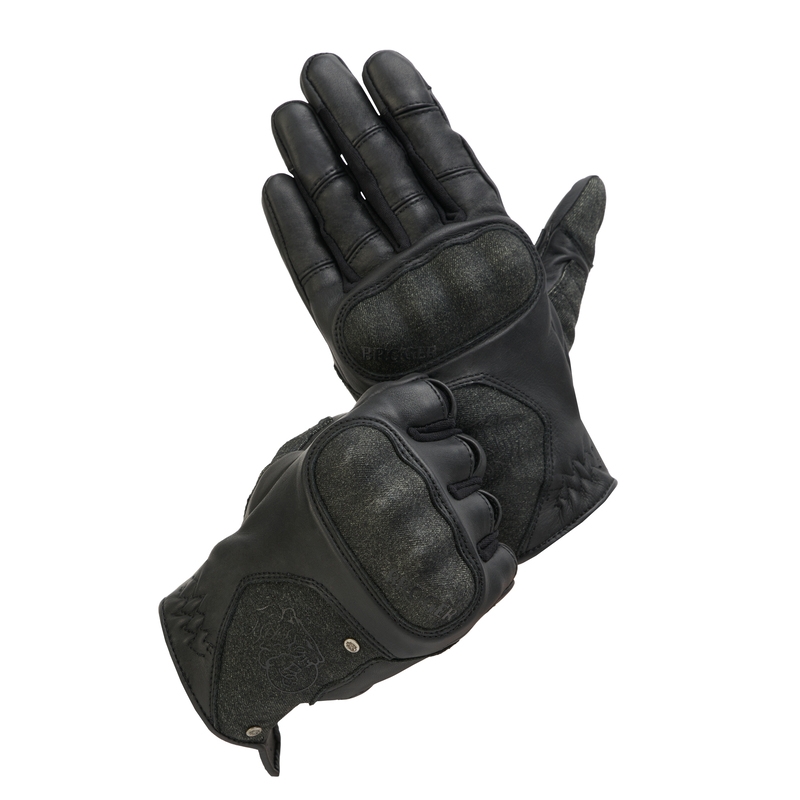 Guantes de moto Broger Florida negros liquidación